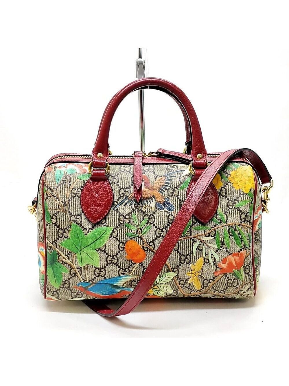 Gucci Hand Bag Brown PVC 900-042425